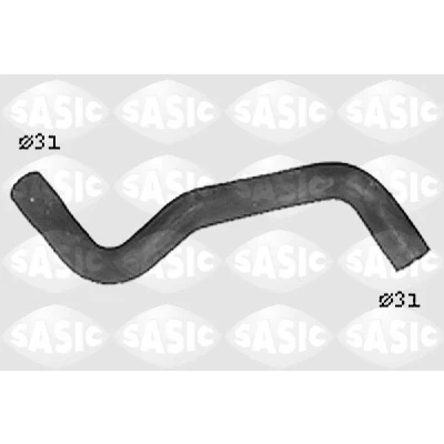Bild av SASIC SWH4191 Durite De Refroidissement droite, supérieur RENAULT: Scénic 1, Megane I Break, Scenic