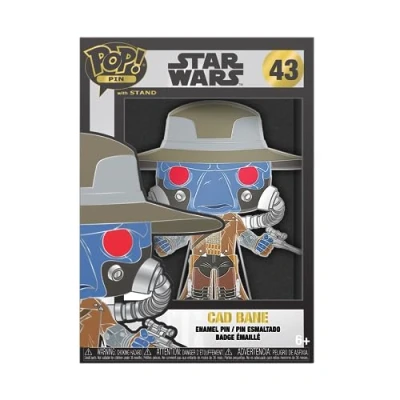 Bild av Funko Group POP! Stor emaljnål Star Wars: Clone Wars Cad Bane emaljnålar Söt samlarnyhetsbrosch för ryggsäckar och väskor Presentidé Officiell Merchandise