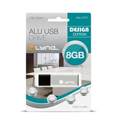 Bild av XLYNE 8 GB USB minne 2.0 ALU High Speed, design Flash Drive, aluminium