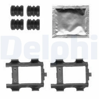 Bild av DELPHI LX0575 Kit d&#039;accessoires, plaquette de frein à disque MERCEDES BENZ: Sprinter 3 T Van, 4 Сamion Plateau/Сhâssis