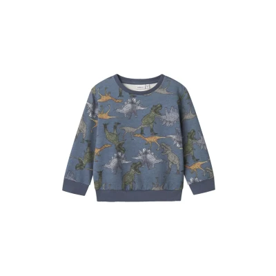Bild av Name it mini pojkar Nmmbenja Nreg sweat unb, Kina blå, 80