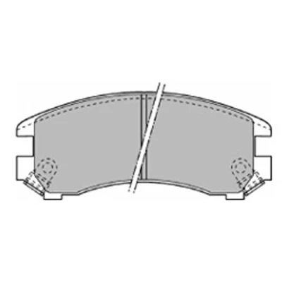 Bild av MAPCO 6437 Jeu de plaquettes frein Essieu avant contact signal d&#039;usure inclus SUZUKI: SWIFT 2, NISSAN: SUNNY 2 Hatchback, 1