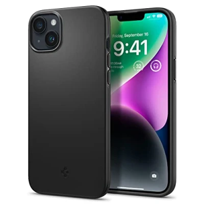 Bild av Spigen för iPhone 14 Skal Thin Fit Case Zwart