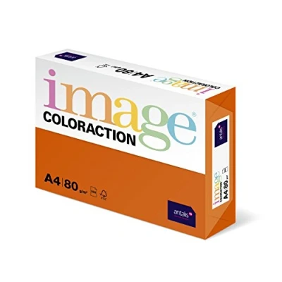 Bild av Kopipapir Image Coloraction A4 80g Amsterdam Deep Orange 500ark/pkt
