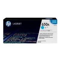 Bild av HP 650A / CE271A Cyan Toner Tonerkassett Blå
