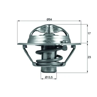 Bild av MAHLE ORIGINAL TX 118 82D Thermostat d&#039;eau 82 54 avec joint d&#039;étanchéite HYUNDAI: i10 I, i30 I 3/5 portes, ix20, KIA: cee‘d Break, Sportage IV