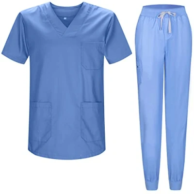 Bild av MISEMIYA Sanitära pyjamas Set uniformer Unisex Medicinska 817 8316, Celeste, XS