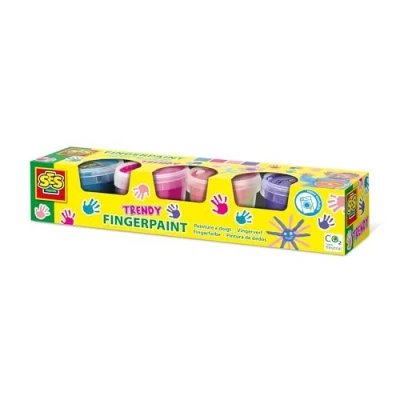 Bild av SES Finger Paint Trendy Colors 4x110ml