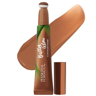 Bild av Physicians Formula Butter Glow Contour Wand, Flytande Bronzer för Omedelbar Definition, Näringsgivande och Krämig, Enkel Applicering, Fair Light