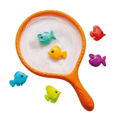 Bild av Simba 107796088 håv med fisk, fisk sjunker långsamt i vattnet, fisknät, babyleksaker, fiske, fiskeleksaker, 31 cm, undervattensdjur 5,5 från 18 månader