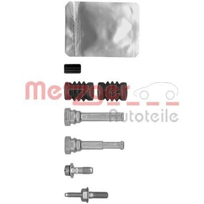 Bild av METZGER 113 1483X Jeu de douilles guidage, étrier frein avec boulon guidage supplémentaire OPEL: Zafira C Tourer, Astra J 5 portes