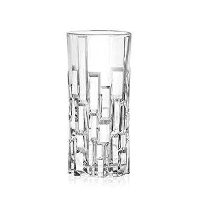 Bild av RCR 27438020006 Etna Hi Ball glas, finaste Luxion kristall, diskmaskinssäker, set om 6, 340 ml, perfekt för nya husägare eller middagsfester