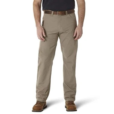 Bild av Wrangler Riggs arbetskläder herr tekniker arbetsbyxor, Mörk kaki, 33W / 32L