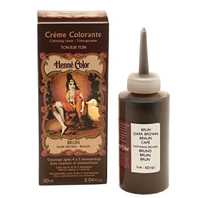 Bild av Henne Color NJD LHBW3 brun henna hårfärgning kräm 90 ml