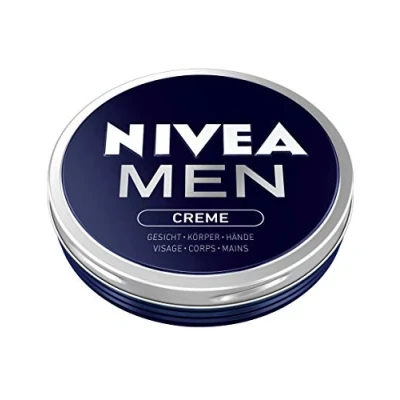 Bild av NIVEA MEN närande hudkräm för intensiv fukt, hudvård män perfekt kropp, ansikte och händer, lätt formel med E vitamin, Cream (75 ml)