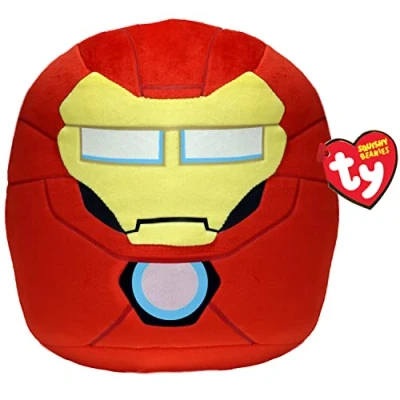 Bild av TY Marvel Avengers Iron Man Squish A Boo 35 cm Licenserad Squishy Beanie Baby Soft plyschdjur mysig gosig teddy att samla