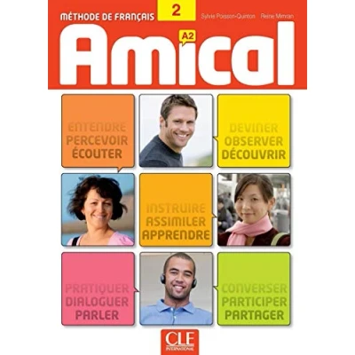 Bild av Amical 2 Niveau A2 Livre de l&#039;élève + CD audio: l&#039;eleve &amp; audio mp3, livret corriges et transcriptio