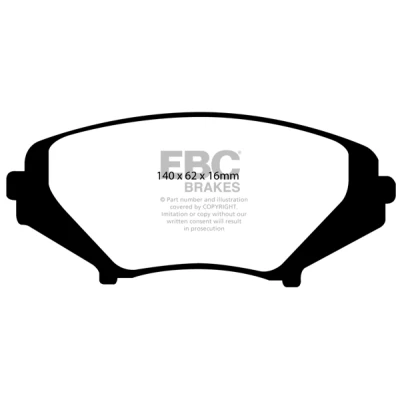 Bild av EBC Brakes Bromsbeläggssats, skivbroms DP51665NDX MAZDA [RX 8]