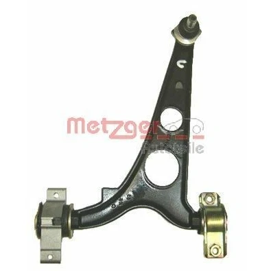 Bild av METZGER 58034201 Bras de suspension avec rotule suspension, support en caoutchouc inférieur, Essieu avant gauche barre oscillant transversal