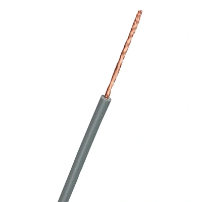Bild av Nexans RK Kopplingskabel 1x1 mm², grå, 90C (H05V2 K) 200 m, bobin
