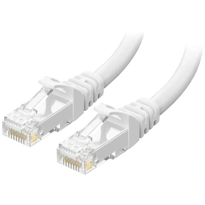 Bild av Cable Matters Snagless Cat6 Ethernet kabel (Cat6 kabel, Cat 6 kabel) i vit 9m