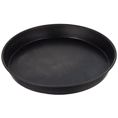 Bild av Pentole Agnelli Kakform cylindrisk för pizza, hög, av plåt blå, svart 28 cm