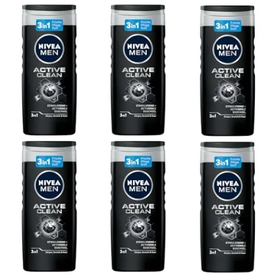Bild av Nivea dusch män Active Clean 250 ml, 1 st