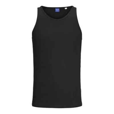 Bild av JACK &amp; JONES Joracapulco Rib linne för män, svart, L