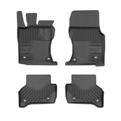 Bild av FROGUM No. 77 77425941 Ensemble de tapis sol ETP (élastomère thermoplastique) avant et arrière 4 noir Sur mesure