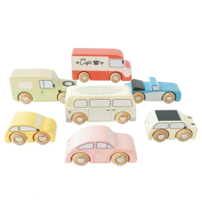 Bild av Le Toy Van Vintage Leksaksbilar Set