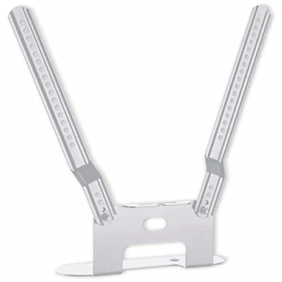 Bild av PureMounts PM SOM 081 Fäste för direktmontering på TV, kompatibelt med Sonos Beam Soundbar, lastkapacitet: 5 kg, vit