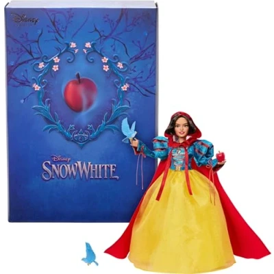 Bild av Mattel Disney Collector Snövit modedocka för samlare med karakteristiska kläder inspirerade av spelfilmen, presenter till barn och samlare, HVY53