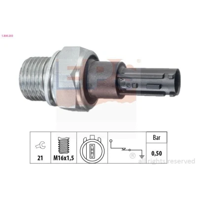Bild av EPS 1.800.203 Sonde De Pression d&#039;Huile M16x1,5 1 Made in Italy OE Equivalent PEUGEOT: 308 I 3/5 portes, 207 II portes