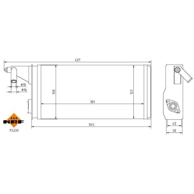 Bild av NRF 53236A Radiateur De Chauffage