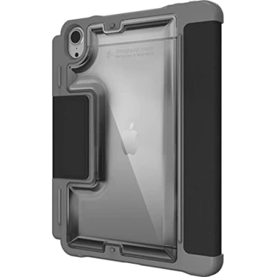 Bild av STM Dux Plus för iPad Mini 6:e generationen (2021, 8,3 tum) robust fodral med Apple Pencil hållare, magnetisk stängning att stå och sova/vakna Mil Spec dropptestad svart