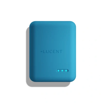 Bild av Be Lucent Aurora Toothbrush Sterilizer, case and holder Powerful UV C Light Technology for a Clean Germ Free Convenient, Sleek Design USB Rechargeable Healthier Oral Care Routine Comes with Complementary Wall Hanger (Blue Steel)
