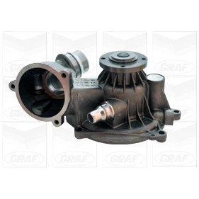 Bild av GRAF PA1058 Pompe à eau avec joint d&#039;étanchéite mécanique Laiton pour système dentrainement courroie trapézoïdale nervures BMW: X5, 5 Berline