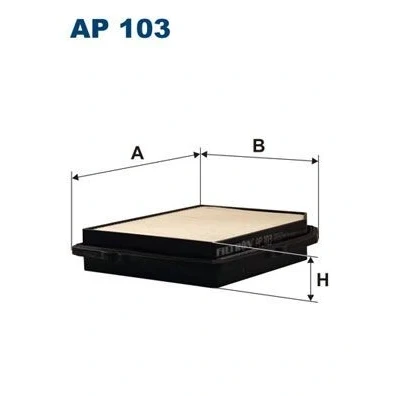 Bild av Luftfilter FILTRON AP 103