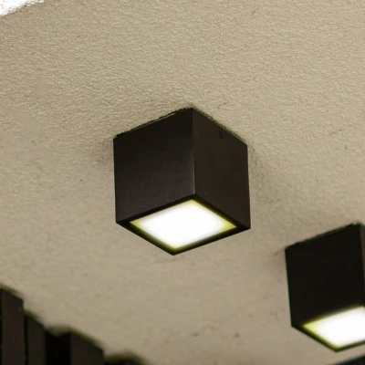 Bild av LUTEC LED utomhustaklampa Gemini XS, 3 000 K, svart