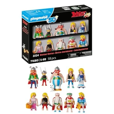 Bild av Playmobil 71680 Asterix figurset, jubileumsbox, exklusiv specialutgåva med 10 unika figurer, från 5 år
