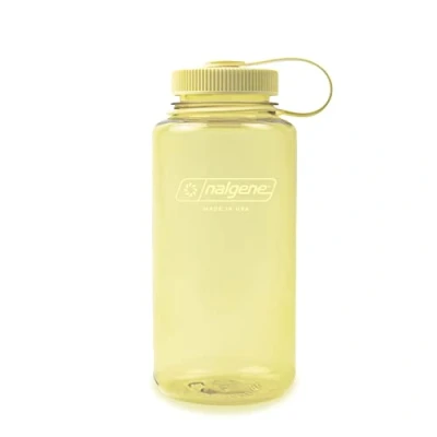 Bild av Nalgene Monokrom BPA fri återvunnen vattenflaska för backpacking, vandring, gym 3,5 dl okrossbar återanvändbar flaska