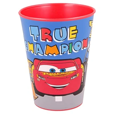 Bild av Stor Återanvändbar 260 ml plast barnmugg från bilar Disney