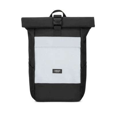 Bild av Larkson NO 4 Reflective Rolltop Ryggsäck, Storlek: One Size, Schwarz reflektierend