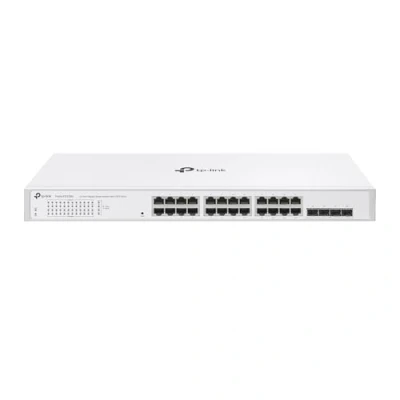 Bild av TP Link Festa FS328G 24 portars Gigabit switch med 4 SFP platser, molnhantering, företagsnätverksoptimering, säkerhet och stabil prestanda