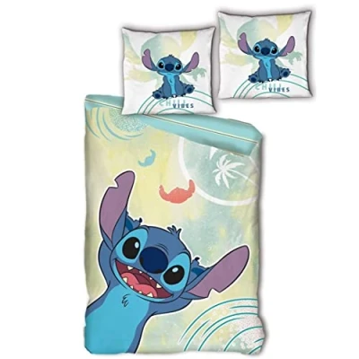 Bild av AYMAX S.P.R.L. Lilo &amp; Stitch RXZER23 Sängkläder, Flerfärgad, California King