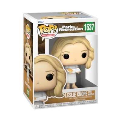 Bild av Funko POP! TV: Parks &amp; Rec Leslie Knope and Recreation Vinylfigur för samlare Presentidé Officiell Merchandise Leksaker barn och vuxna TV fans Modellfigur