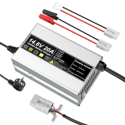 Bild av LiFePO4 laddare 14,6 V 20A för batteriladdare litiumjärnfosfat 12 (12,8 V) med snabbladdning skyddar batteriet