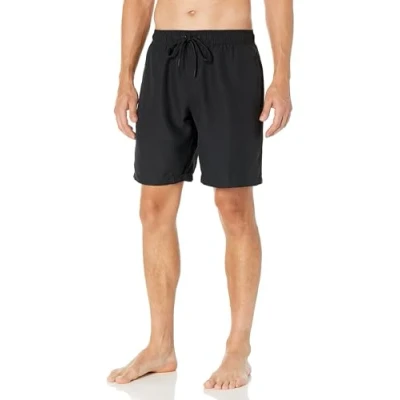 Bild av Amazon Essentials Herr 9&quot; snabbtorkande badbyxor, svart, Large