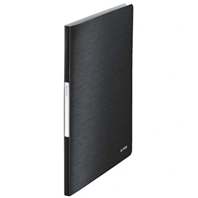 Bild av Leitz 39580094 stil displaybok, satin, svart, 20 fickor, 1 styck