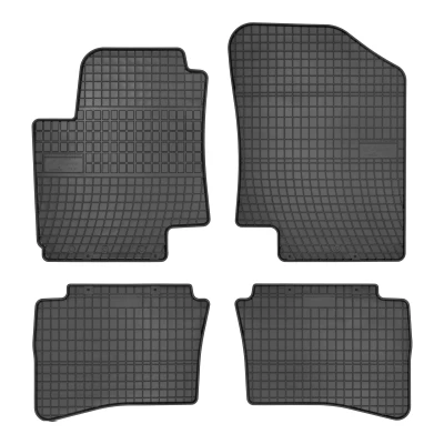 Bild av FROGUM 0424 Ensemble de tapis sol Caoutchouc avant et arrière 4 noir Sur mesure HYUNDAI: i20 I 3/5 portes